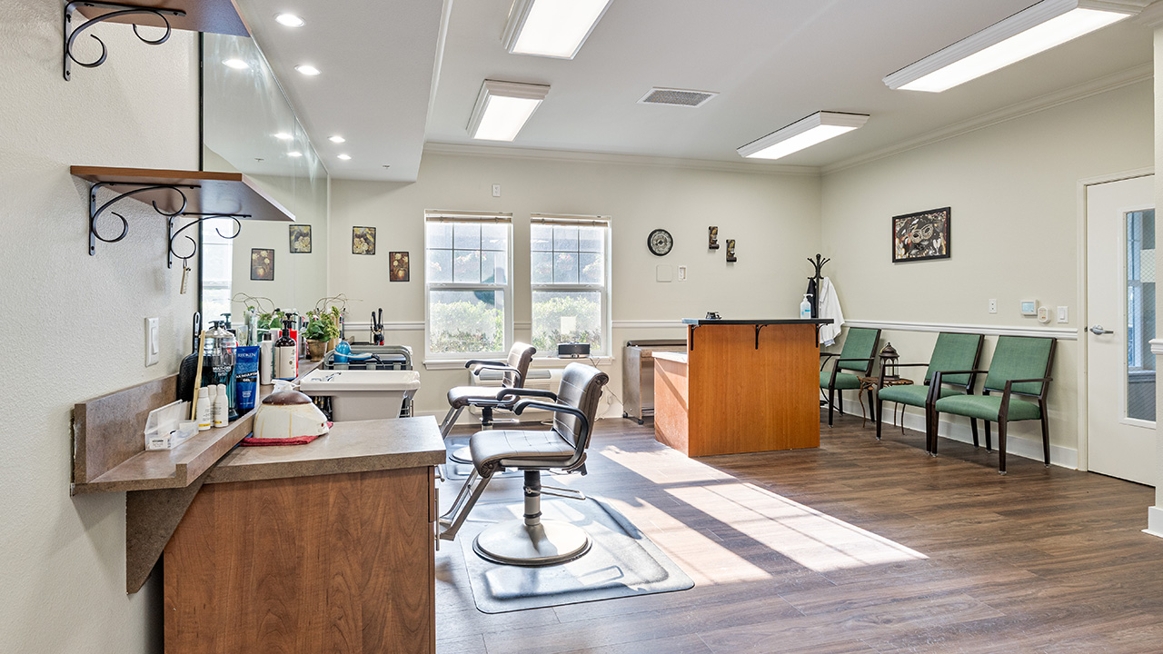 The beauty salon at Heatherwood