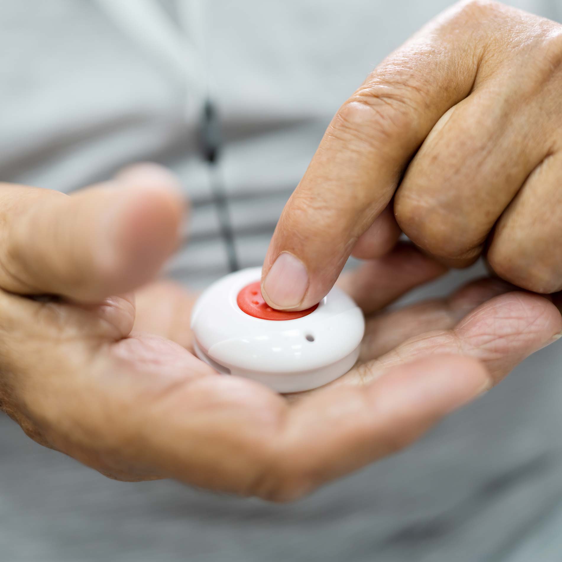 An emergency call button available to Heatherwood residents